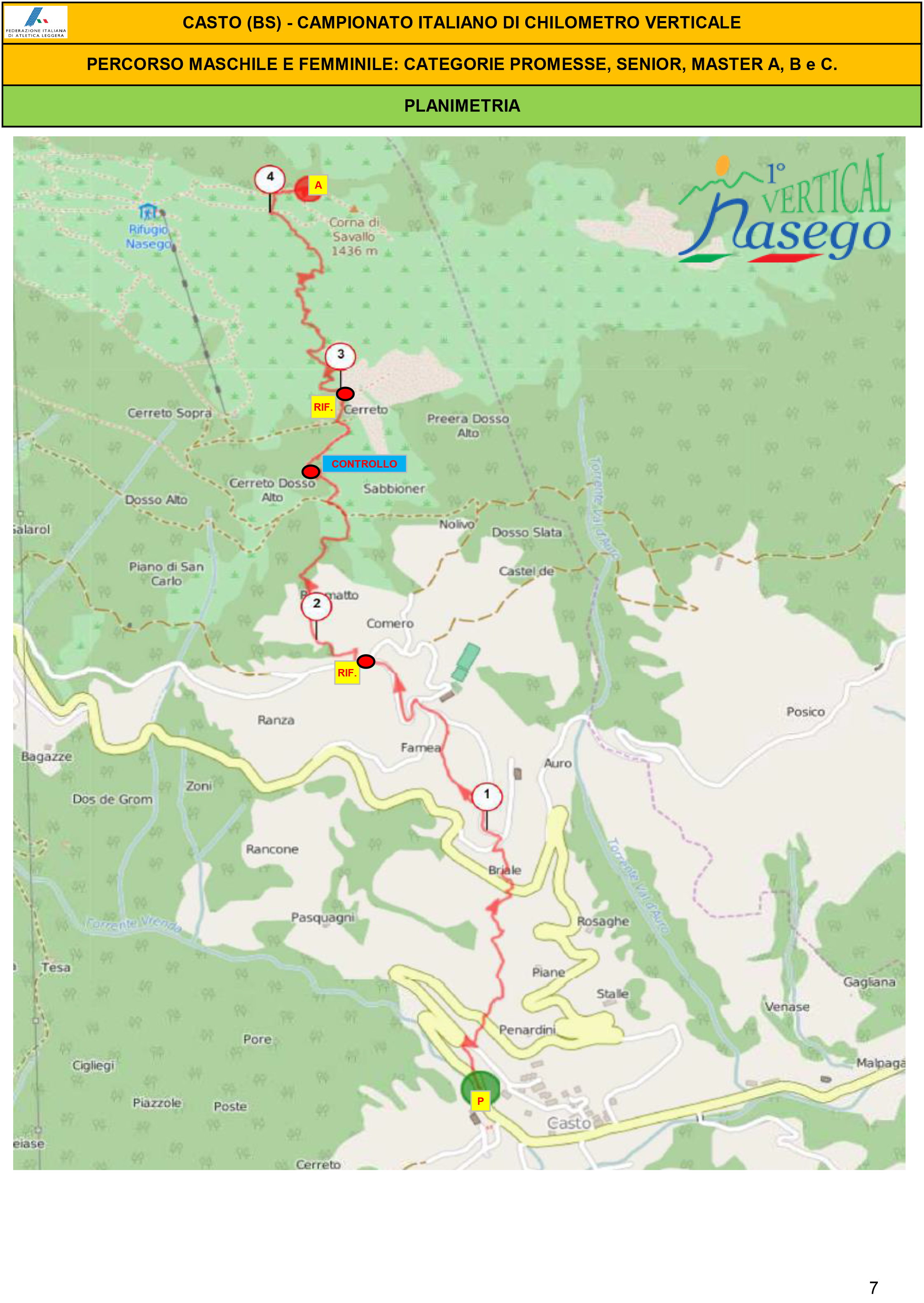 RAPPORTO OMOLOGAZIONE VERTICAL NASEGO CASTO 2016-7