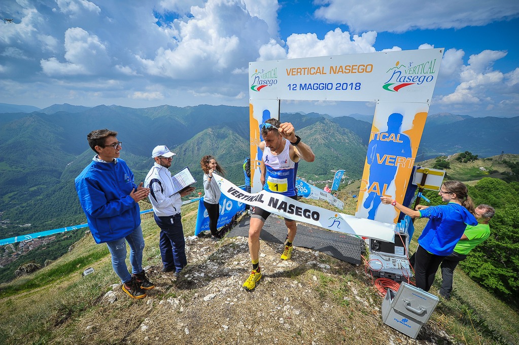 Il cow Boy Patrick Facchini, da due anni “padrone” del vertical Nasego, chi lo batterà? (credit Benedetto)